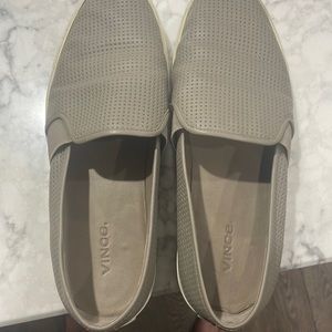 Vince grey slip on sneaker